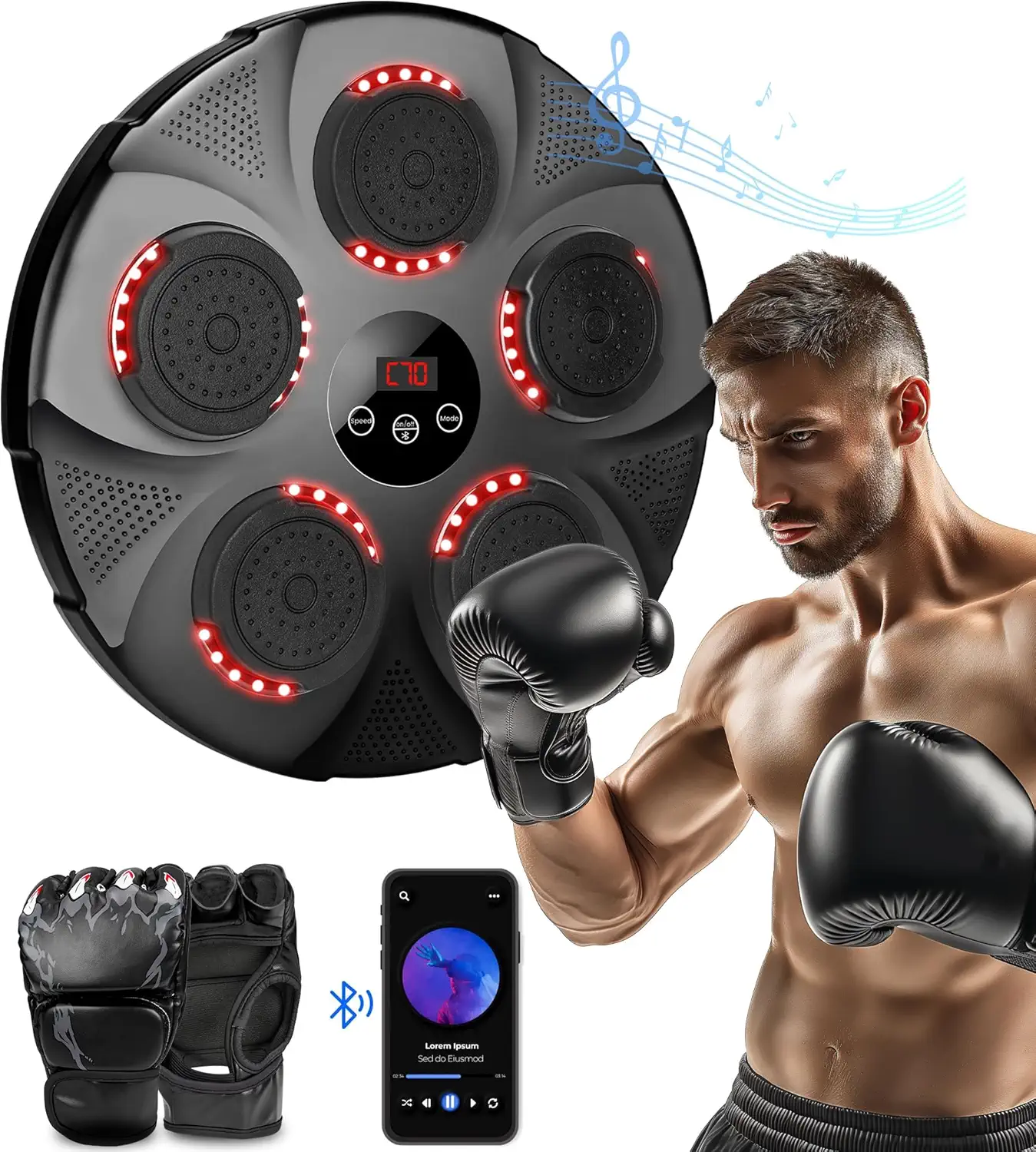 کیسه بوکس دیواری مدل HC-B003