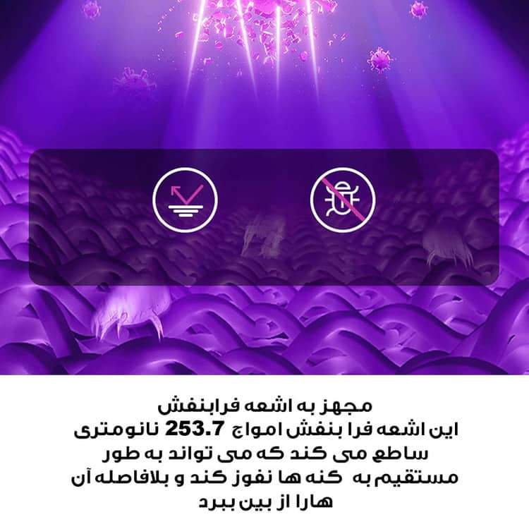 جارو شارژی دستی YX-816