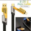 کابل شارژ 4 کاره USB-PD-Lightning