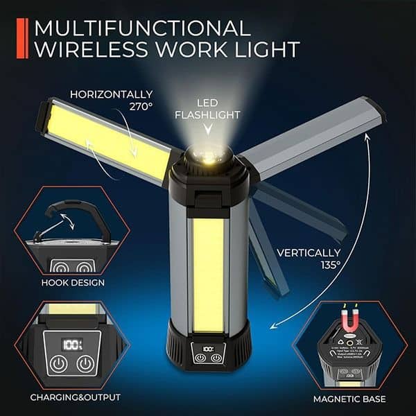 چراغ کمپ SUPER BRIGHT WORK LIGHT